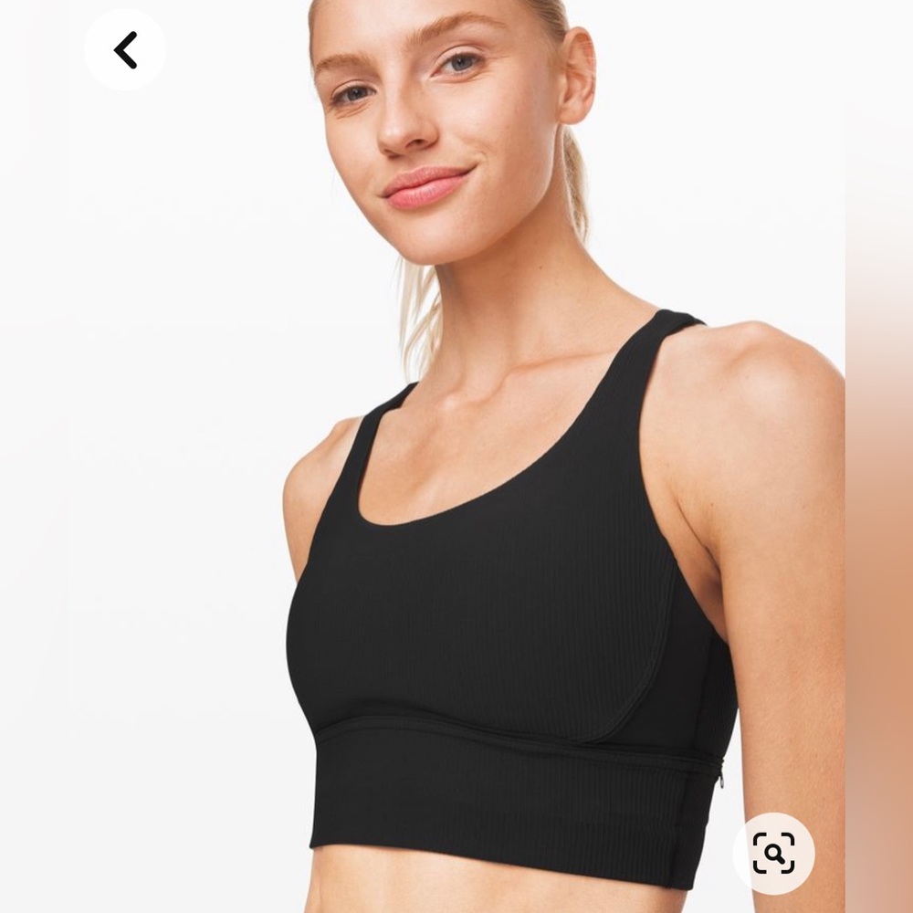 🆕 Lululemon Longline Energy Bra Ribbed Size 4